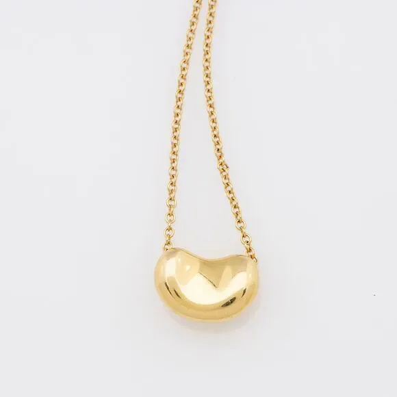 Tiffany & Co. Elsa Peretti 18k Gold Bean 9mm Necklace - Picture 6 of 6